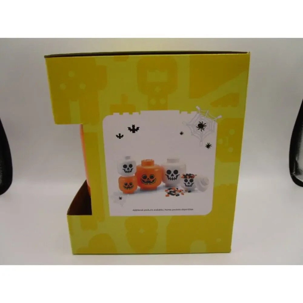 LEGO Small Storage Head Jack O Lantern Halloween Edition Container Candy Bowl